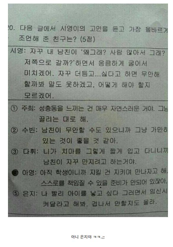 남친이 자꾸 몸을 더듬어..